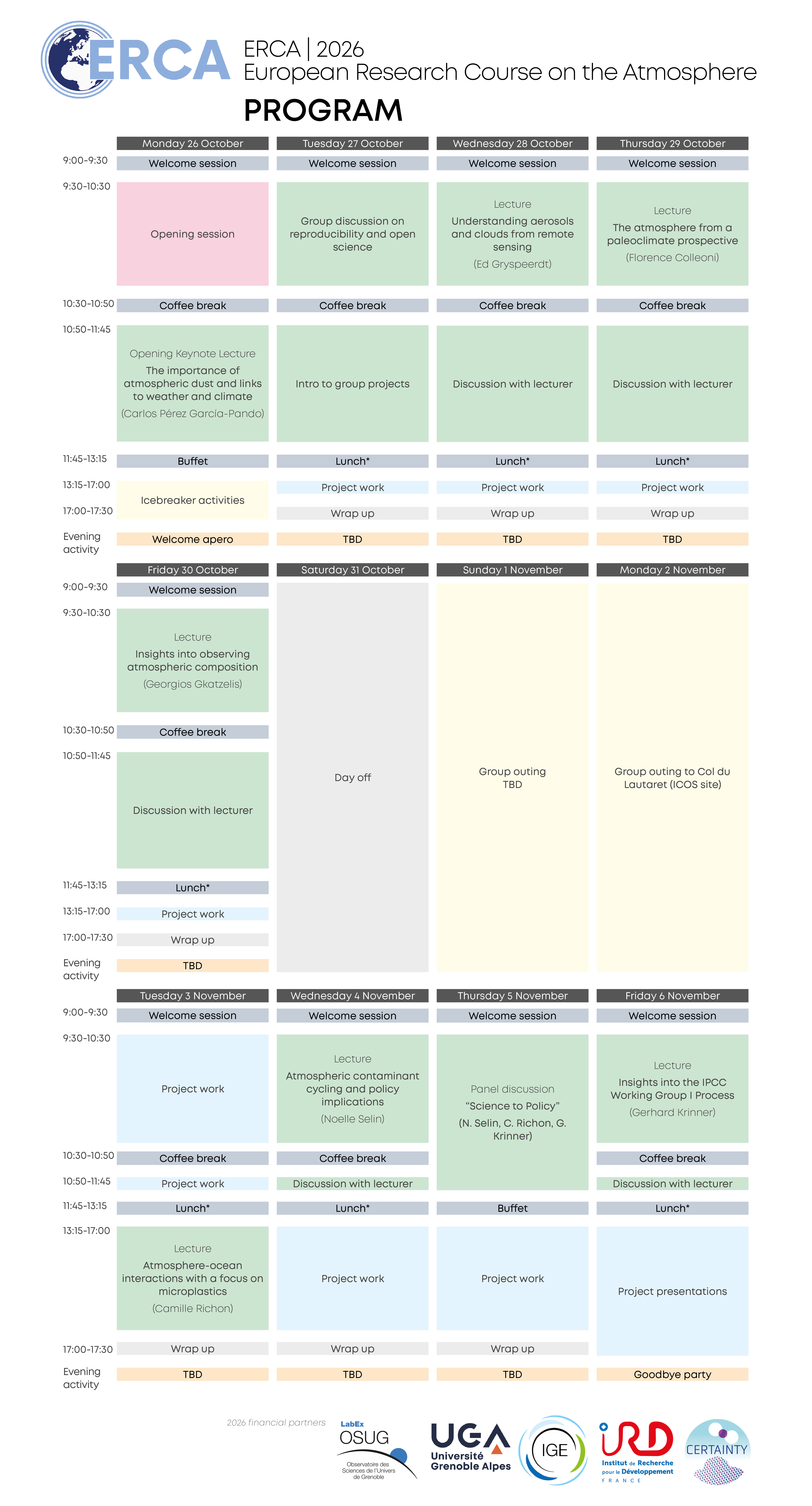 ERCA 2026 program